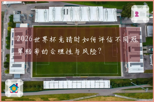 2026世界杯竞猜时如何评估不同冠军赔率的合理性与风险？